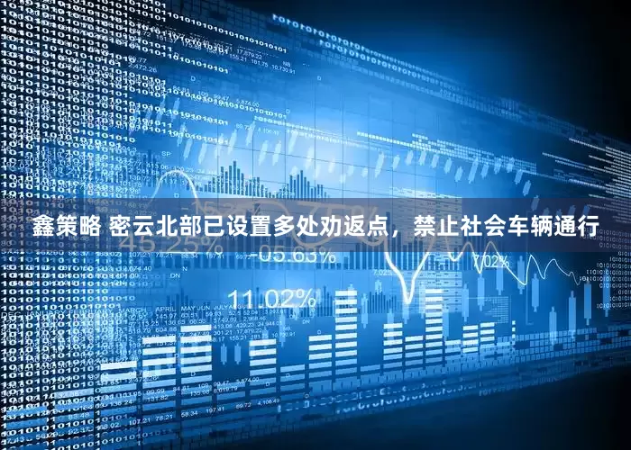 鑫策略 密云北部已设置多处劝返点，禁止社会车辆通行