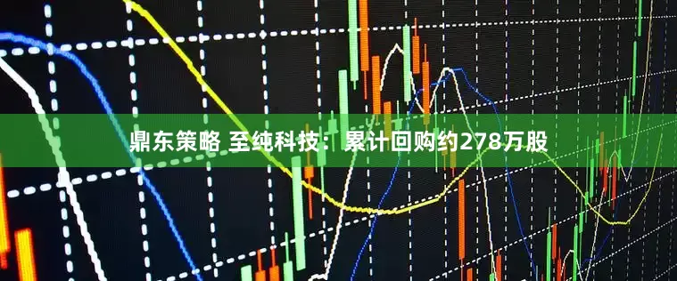 鼎东策略 至纯科技：累计回购约278万股